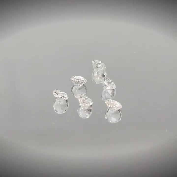 12 Pointer Round Cut White Topaz - Premium Jewelry from Dazzling Delights - Just $3.95! Shop now at Dazzling Delights