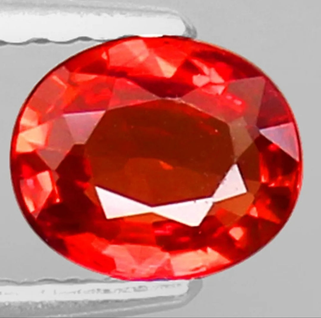0.56ct Oval Cut Vivid Orange Sapphire - Premium Jewelry from Dazzling Delights - Just $46.95! Shop now at Dazzling Delights