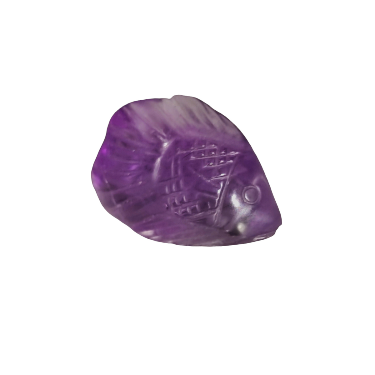 6ct Carved Fish Purple Amethyst - Premium Jewelry from Dazzling Delights - Just $22.95! Shop now at Dazzling Delights