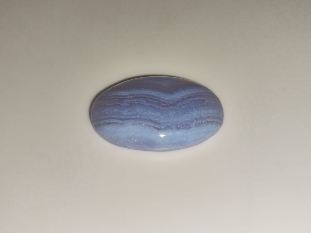 17.67ct Oval Cabochon Blue Lace Agate - Premium Jewelry from Dazzling Delights - Just $19.95! Shop now at Dazzling Delights