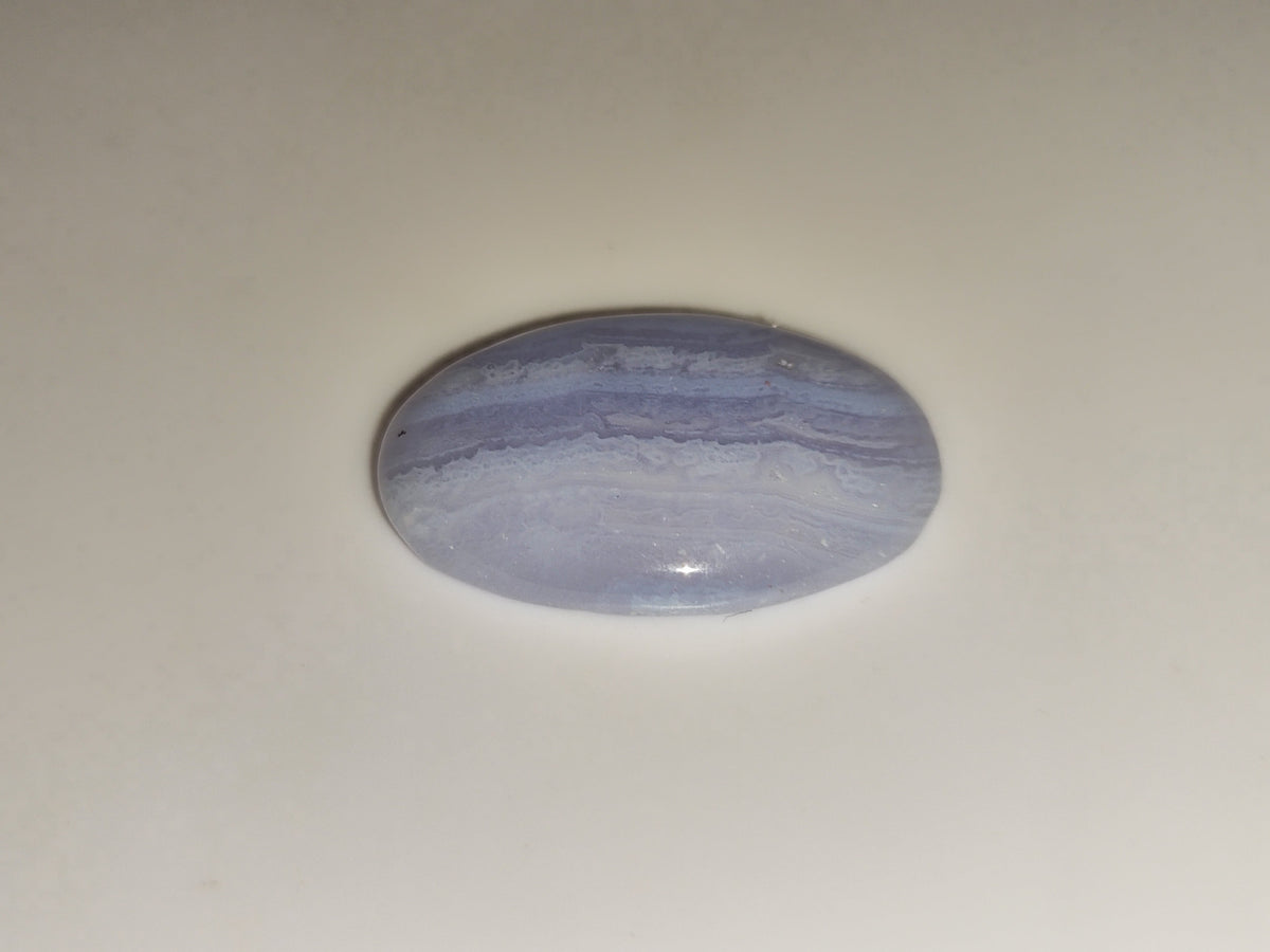 18.19ct Oval Cabochon Blue Lace Agate - Premium Jewelry from Dazzling Delights - Just $19.95! Shop now at Dazzling Delights