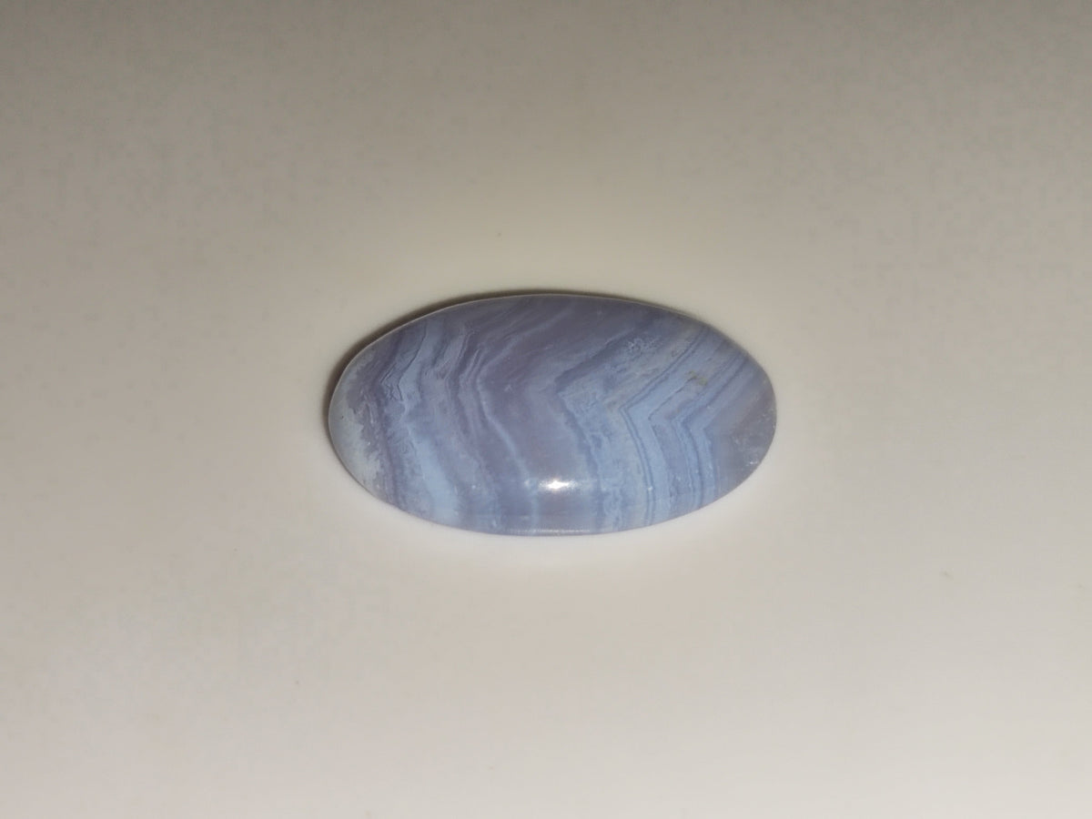 18.74ct Oval Cabochon Blue Lace Agate - Premium Jewelry from Dazzling Delights - Just $19.95! Shop now at Dazzling Delights