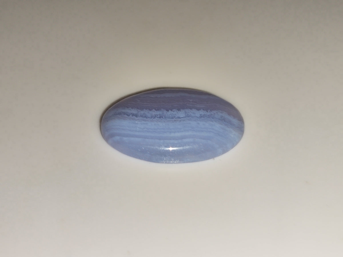 19.04ct Oval Cabochon Blue Lace Agate - Premium Jewelry from Dazzling Delights - Just $19.95! Shop now at Dazzling Delights