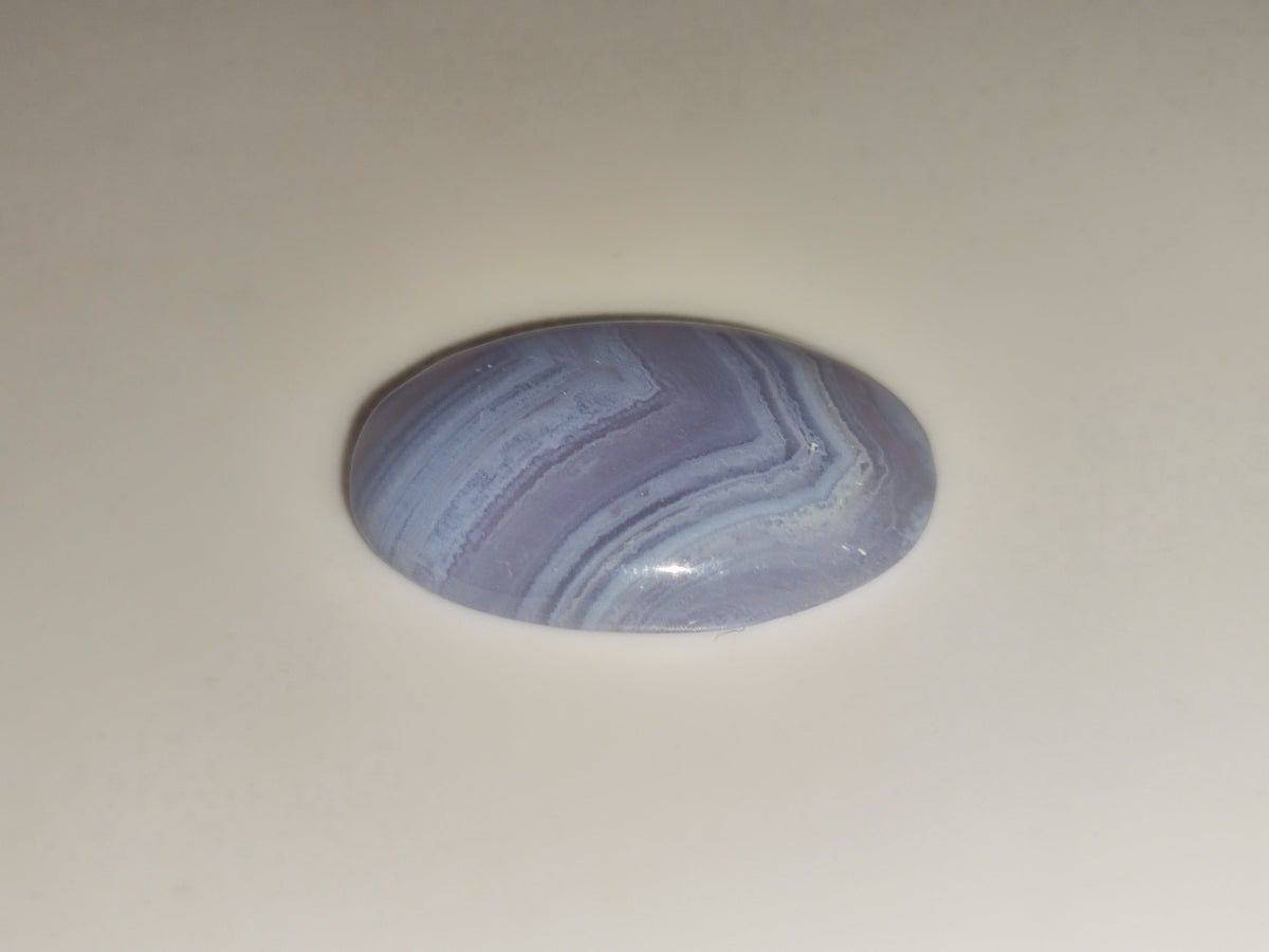 19.09ct Oval Cabochon Blue Lace Agate - Premium Jewelry from Dazzling Delights - Just $19.95! Shop now at Dazzling Delights