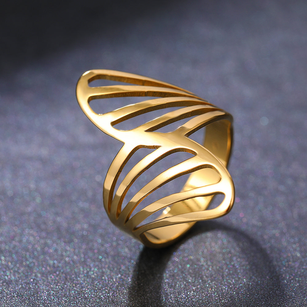 Titanium Symmetrical Ring - Premium Jewelry from Dazzling Delights - Just $28.95! Shop now at Dazzling Delights