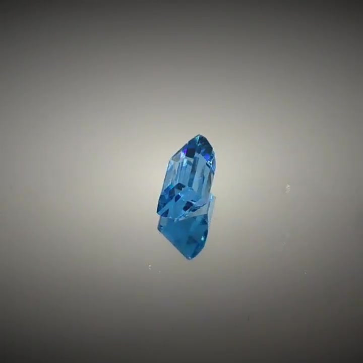 1ct Baguette Cut Swiss Blue Topaz - Premium Jewelry from Dazzling Delights - Just $46.95! Shop now at Dazzling Delights