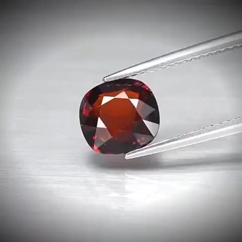 2.30ct Cushion Cut Reddish Orange Spessartite Garnet - Premium Jewelry from Dazzling Delights - Just $76.95! Shop now at Dazzling Delights