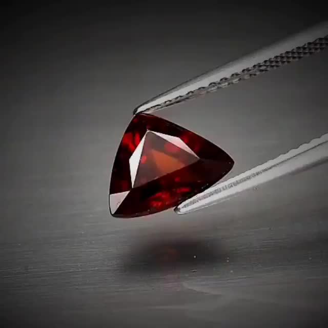 2.33ct Trillion Cut Orangish Red Spessartite Garnet - Premium Jewelry from Dazzling Delights - Just $92.95! Shop now at Dazzling Delights