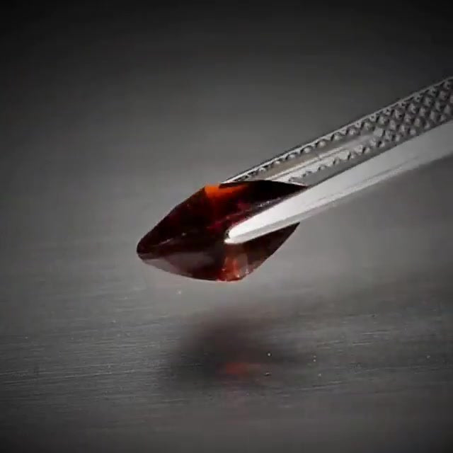 2.33ct Trillion Cut Orangish Red Spessartite Garnet - Premium Jewelry from Dazzling Delights - Just $92.95! Shop now at Dazzling Delights