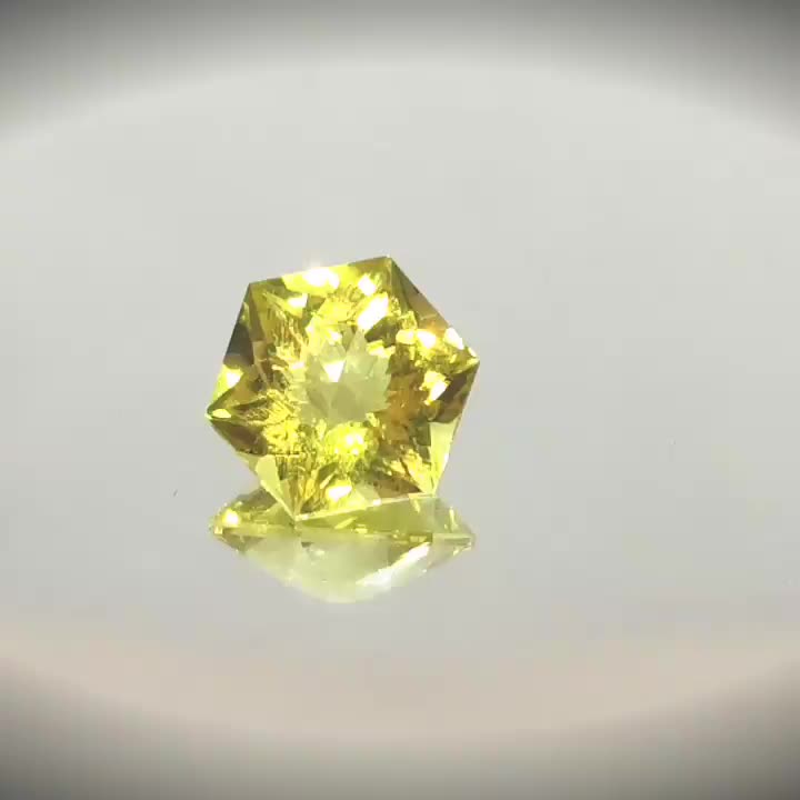 2.78ct Hexagon Cut Lemon Quartz - Premium Jewelry from Dazzling Delights - Just $46.95! Shop now at Dazzling Delights