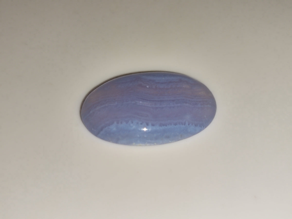 21.42ct Oval Cabochon Blue Lace Agate - Premium Jewelry from Dazzling Delights - Just $19.95! Shop now at Dazzling Delights