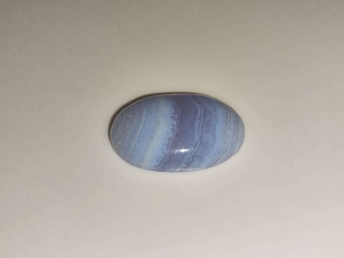21.73ct Oval Cabochon Blue Lace Agate - Premium Jewelry from Dazzling Delights - Just $19.95! Shop now at Dazzling Delights
