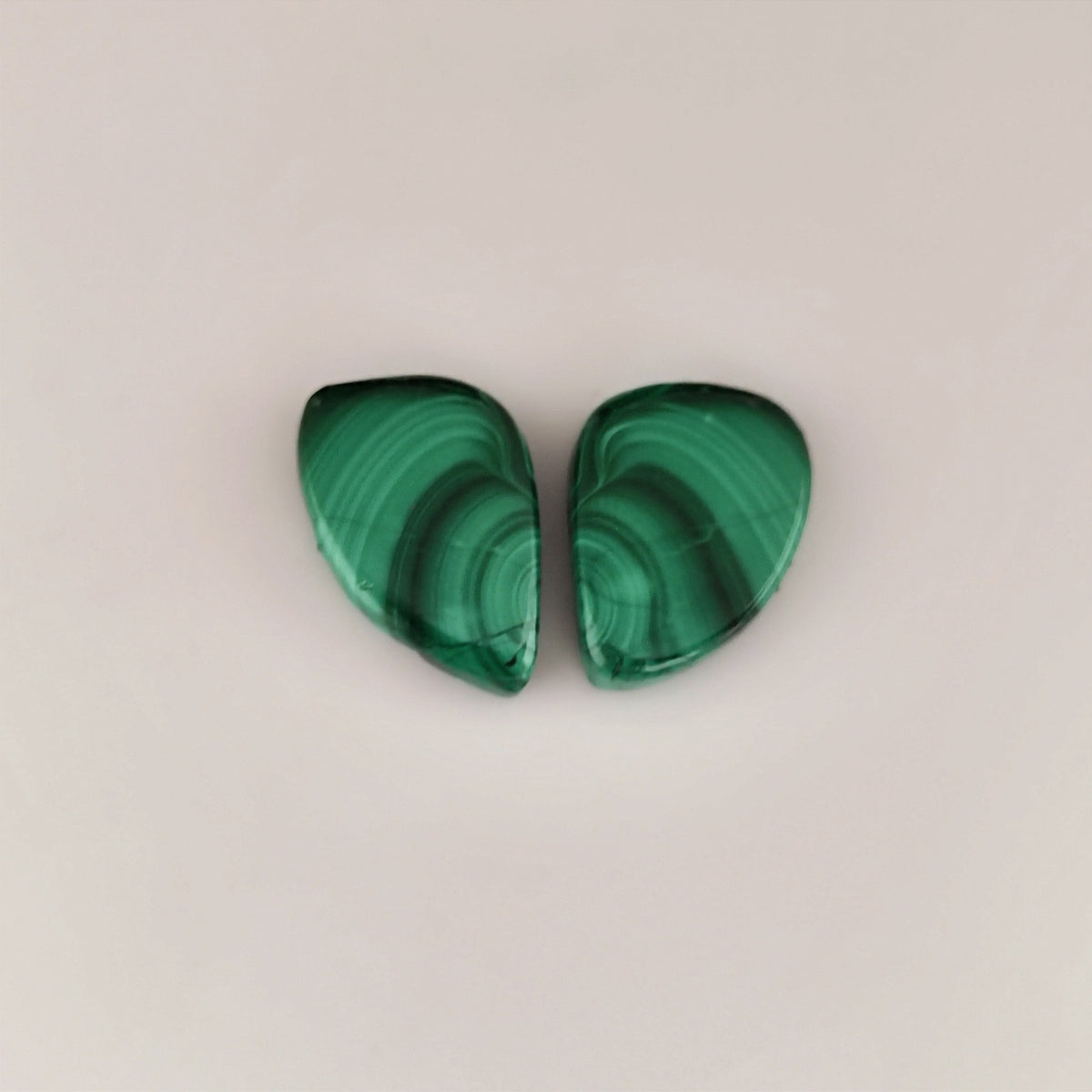 28.4ct Fancy Cabochon Malachite Pair - Premium Jewelry from Dazzling Delights - Just $10.95! Shop now at Dazzling Delights