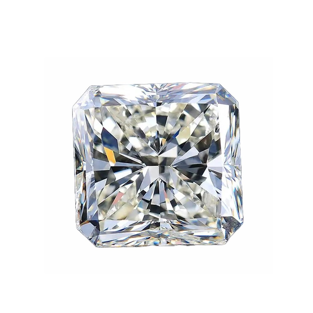 Square radiant cut loose moissanite – D Colour VVS1