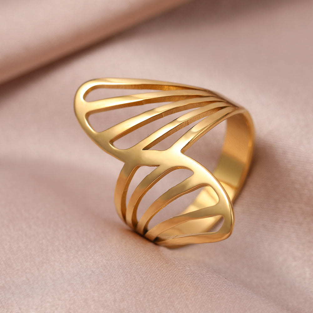 Titanium Symmetrical Ring - Premium Jewelry from Dazzling Delights - Just $28.95! Shop now at Dazzling Delights