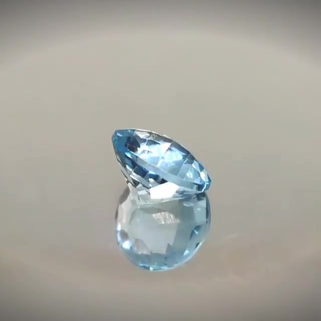 3.24ct Round Cut Sky Blue Topaz - Premium Jewelry from Dazzling Delights - Just $40.95! Shop now at Dazzling Delights