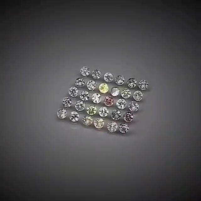 3.44ct 30pcs Round Cut Multi-Colour Pastel Sapphire Lot - Premium Jewelry from Dazzling Delights - Just $153.95! Shop now at Dazzling Delights