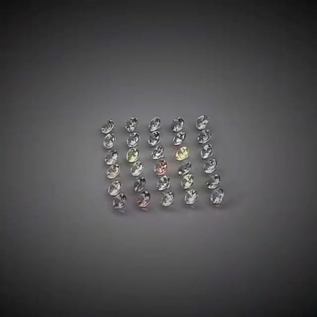 3.44ct 30pcs Round Cut Multi-Colour Pastel Sapphire Lot - Premium Jewelry from Dazzling Delights - Just $153.95! Shop now at Dazzling Delights