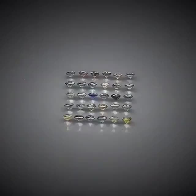 3.45ct 30pcs Round Cut Multi-Colour Pastel Sapphire Lot - Premium Jewelry from Dazzling Delights - Just $153.95! Shop now at Dazzling Delights