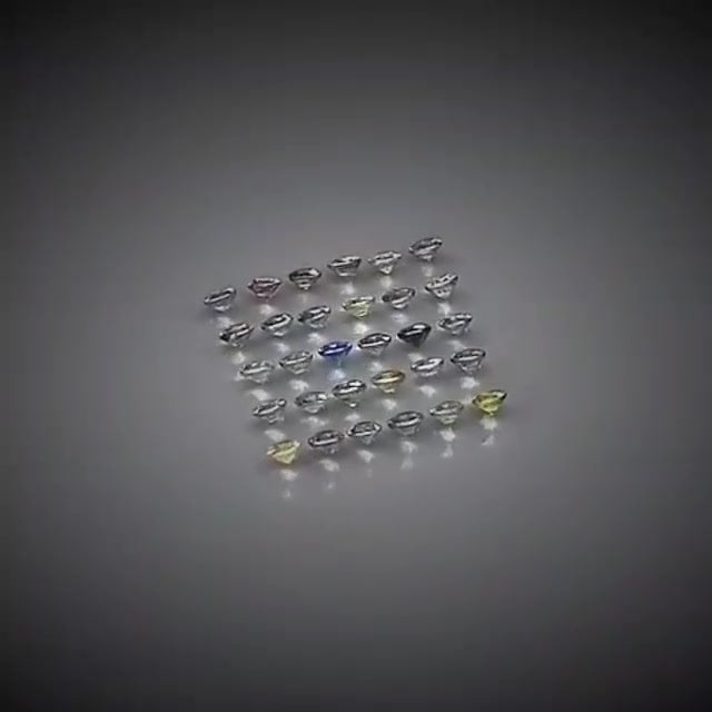 3.45ct 30pcs Round Cut Multi-Colour Pastel Sapphire Lot - Premium Jewelry from Dazzling Delights - Just $153.95! Shop now at Dazzling Delights
