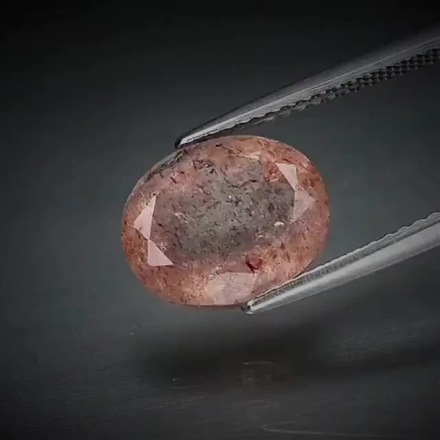 3.94ct Oval Cut Strawberry Quartz - Premium Jewelry from Dazzling Delights - Just $46.95! Shop now at Dazzling Delights