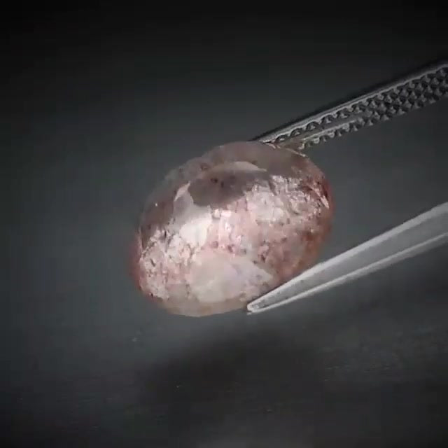 3.94ct Oval Cut Strawberry Quartz - Premium Jewelry from Dazzling Delights - Just $46.95! Shop now at Dazzling Delights
