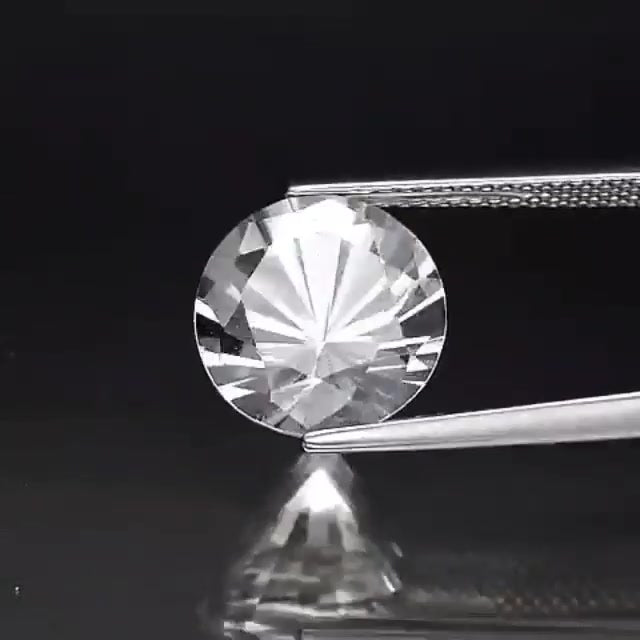 4.13ct Round Cut Clear Quartz (Pure Quartz) - Premium Jewelry from Dazzling Delights - Just $40.95! Shop now at Dazzling Delights