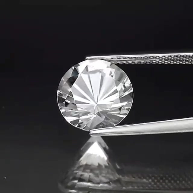 4.13ct Round Cut Clear Quartz (Pure Quartz) - Premium Jewelry from Dazzling Delights - Just $40.95! Shop now at Dazzling Delights