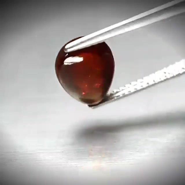 4.46ct Pear Cabochon Reddish Orange Spessartite Garnet - Premium Jewelry from Dazzling Delights - Just $61.95! Shop now at Dazzling Delights