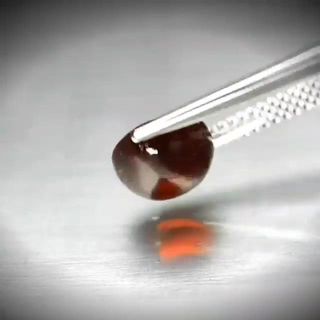 4.46ct Pear Cabochon Reddish Orange Spessartite Garnet - Premium Jewelry from Dazzling Delights - Just $61.95! Shop now at Dazzling Delights