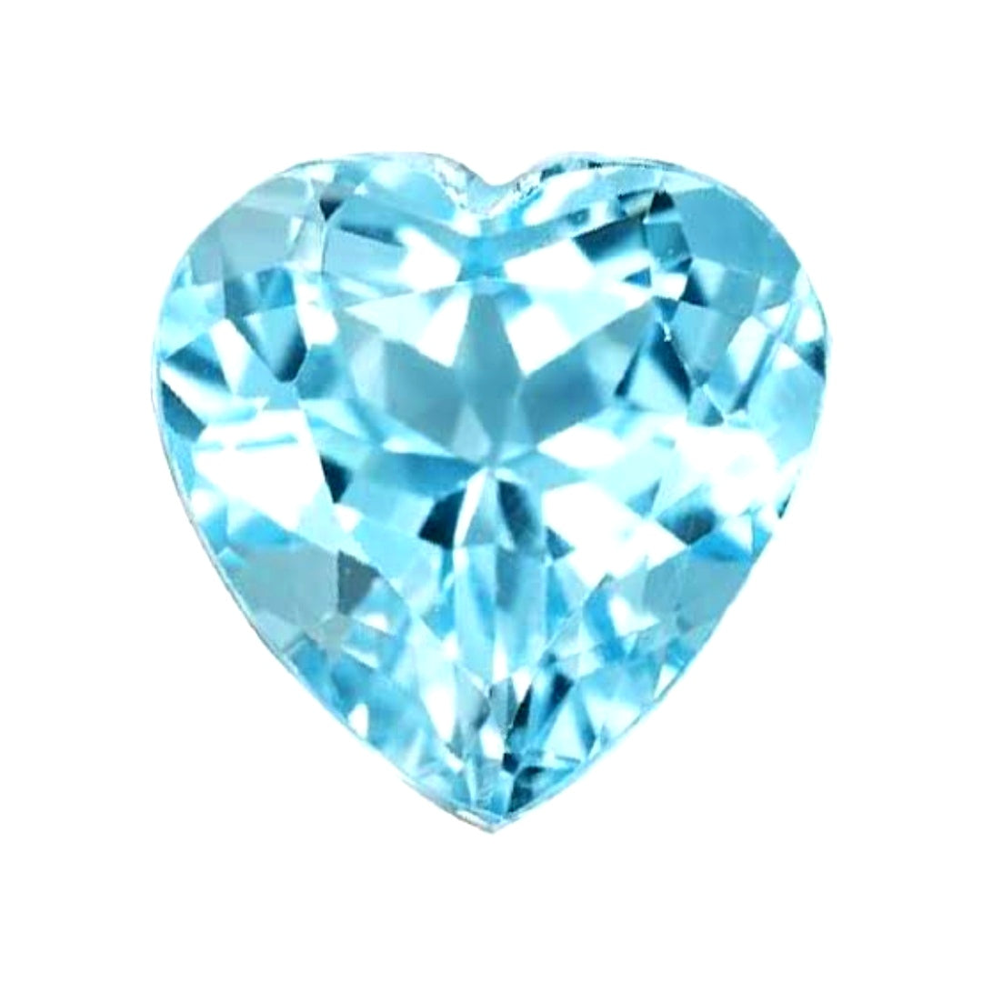 4.74ct Heart Cut Sky Blue Topaz - Premium Jewelry from Dazzling Delights - Just $46.95! Shop now at Dazzling Delights