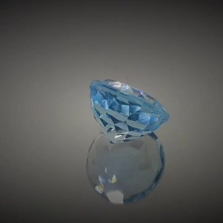 5.22ct Round Cut Sky Blue Topaz - Premium Jewelry from Dazzling Delights - Just $46.95! Shop now at Dazzling Delights