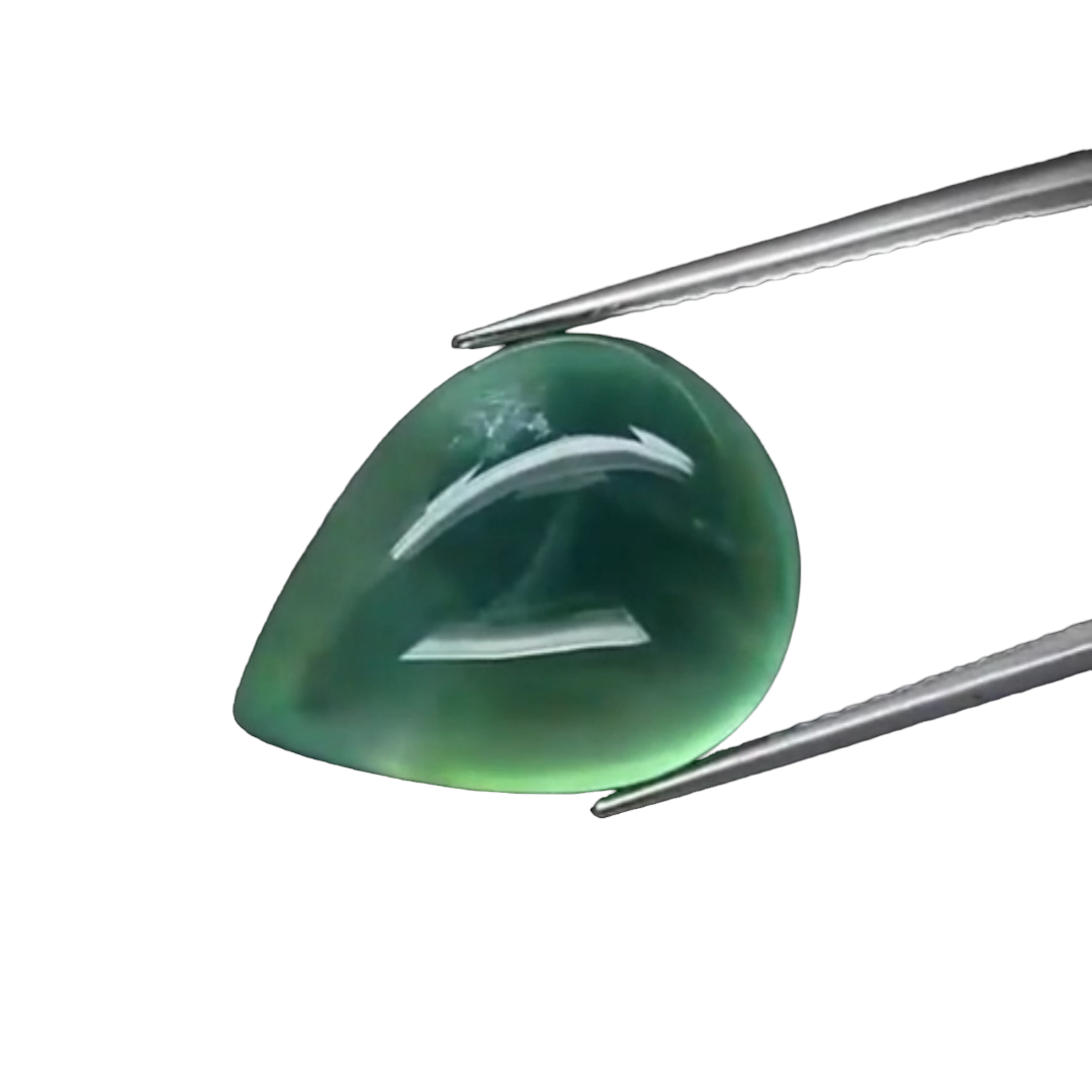 18.71ct Pear Cabochon Green Prehnite - Premium Jewelry from Dazzling Delights - Just $31.95! Shop now at Dazzling Delights
