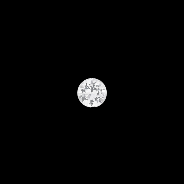 13 Pointer Round Cut White Zircon - Premium Jewelry from Dazzling Delights - Just $1.95! Shop now at Dazzling Delights