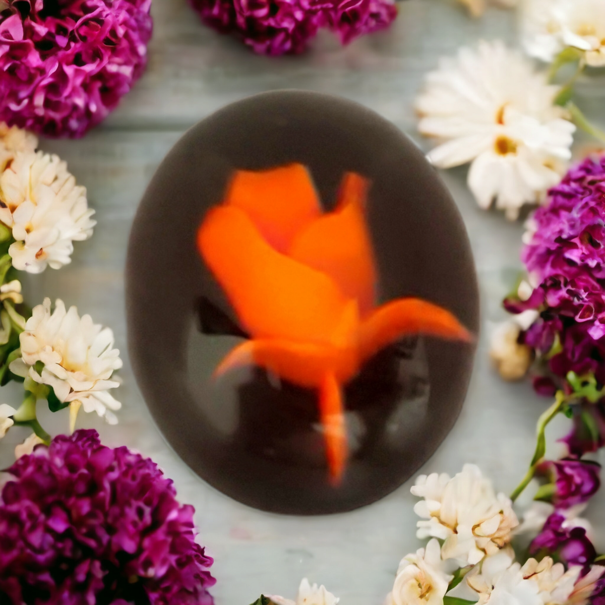 Beautifully Carved Amber Oval Cabochon - Premium Jewelry from Dazzling Delights - Just $28.95! Shop now at Dazzling Delights