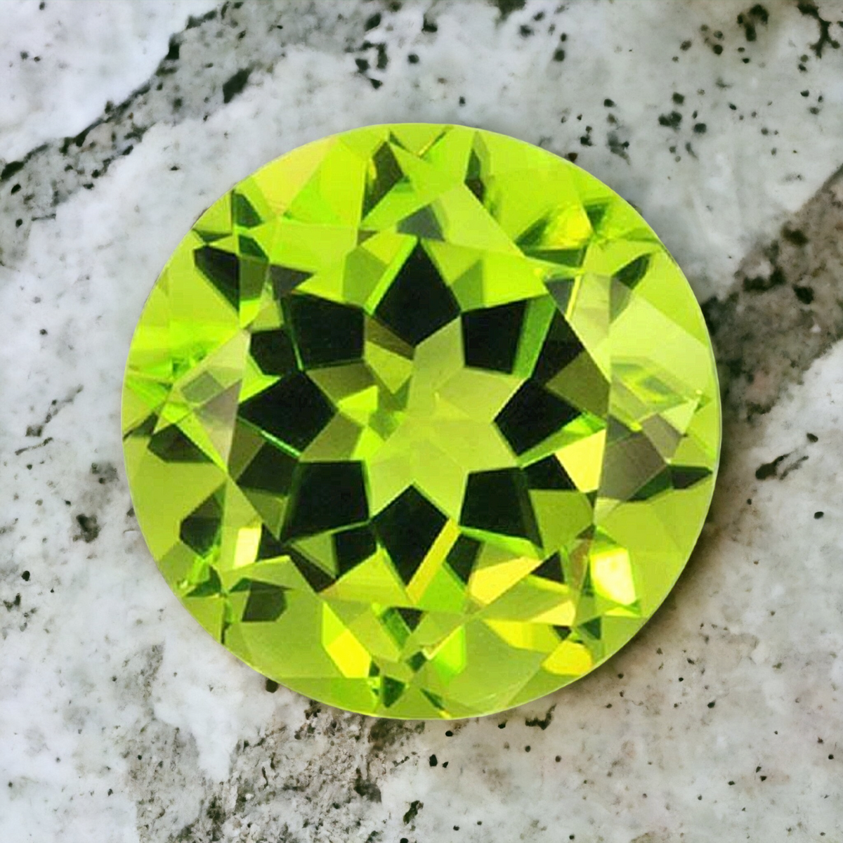 1.35ct Round Cut Green Peridot - Premium Jewelry from Dazzling Delights - Just $74.95! Shop now at Dazzling Delights